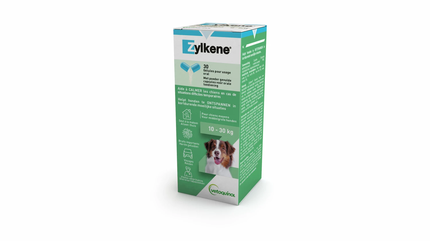 ZYLKENE 225MG (CHIENS DE 10KG À 30KG) 30 GÉLULES 4 ZYLKENE 225MG (CHIENS DE 10KG À 30KG) 30 GÉLULES – Image 2