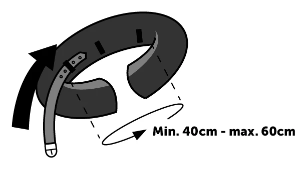 Flamingo Collier Gonflable Pour Chiens Gofi L 5 Flamingo Collier Gonflable Pour Chiens Gofi L – Image 3