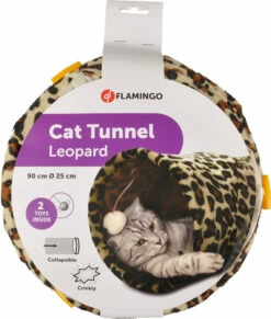 Flamingo Tunnel Pour Chat Leopard 90x25cm -Promos VetoStore Boutique 0cd7b7f7dc326738e9ad1d8f7d104135c98f10c7d4b9f8b7ae8bb5e790f53356