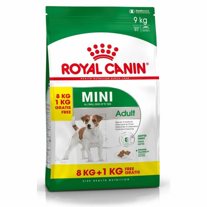 Royal Canin Mini Adult Pour Chien 8kg + 1kg Gratuit 3 Royal Canin Mini Adult Pour Chien 8kg + 1kg Gratuit