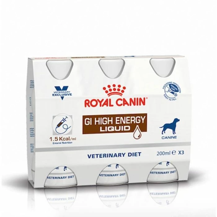Royal Canin GI High Energy Liquid - 3 Flacons De 200ml 3 Royal Canin GI High Energy Liquid - 3 Flacons De 200ml