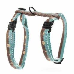 MARTIN SELLIER Harnais Bicolore En Nylon Imprimé Bulles Pour Chat