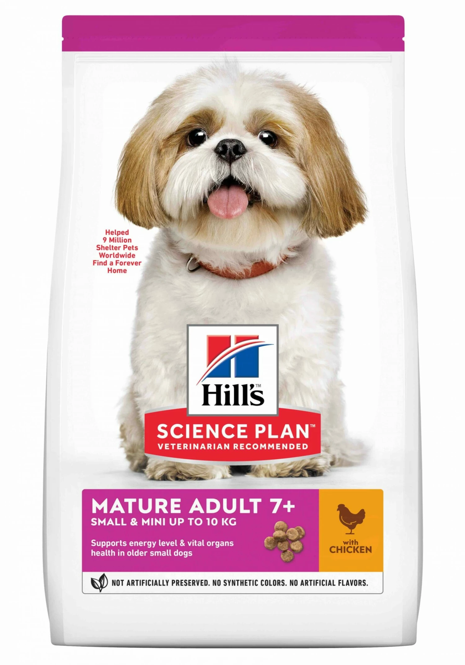 Hill's Science Plan Mature Adult Small & Mini Croquettes Pour Petit Chien Sénior Au Poulet 4 Hill's Science Plan Mature Adult Small & Mini Croquettes Pour Petit Chien Sénior Au Poulet – Image 2