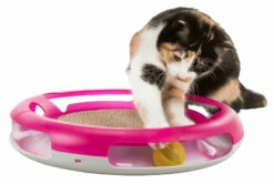 Trixie Jeu Pour Chat Ball Race & Scratch Ø 37cm -Promos VetoStore Boutique 455f28ac19decaadc686b8e651642739371be2f49319d089560a5e601e883a05