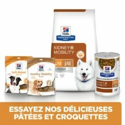 Hill's Prescription Diet K/D J/D Kidney + Mobility Croquettes Pour Chien Au Poulet -Promos VetoStore Boutique 52742011608 3 prescription diet chien k d mobility croquettes poulet 1