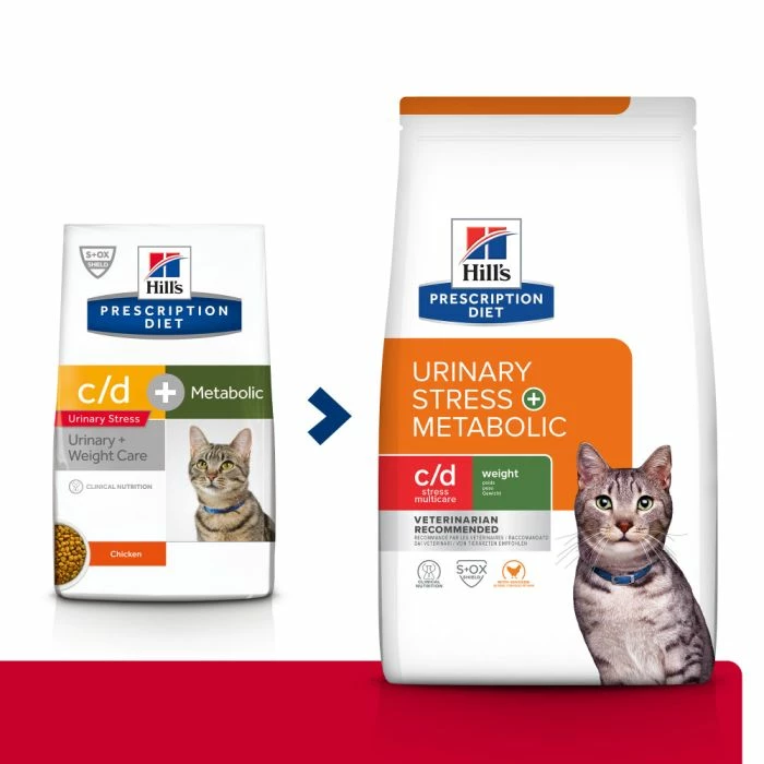 Hill's Prescription Diet C/D Urinay Stress + Metabolic Croquettes Pour Chat Au Poulet 3 Hill's Prescription Diet C/D Urinay Stress + Metabolic Croquettes Pour Chat Au Poulet