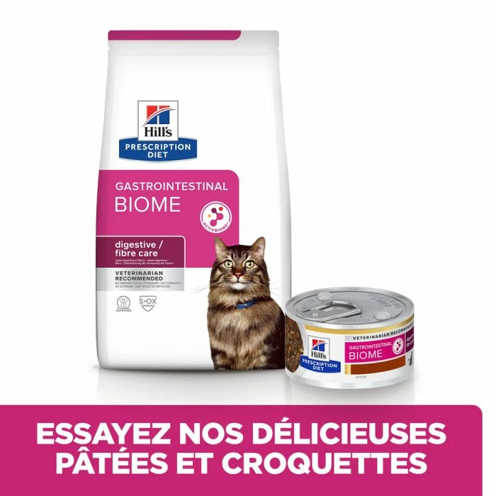 Hill's Prescription Diet Gastrointestinal Biome Croquettes Pour Chat Au Poulet 3 Hill's Prescription Diet Gastrointestinal Biome Croquettes Pour Chat Au Poulet