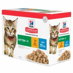 Hill's Science Plan Kitten Multipack 12 Sachets Repas Pour Chaton Poulet Et Poisson -Promos VetoStore Boutique 52742211503 1 1 science plan chaton sachet repas pack mixte poulet poisson