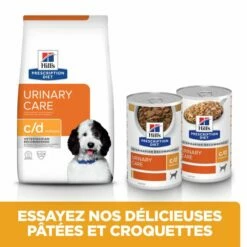 Hill's Prescription Diet C/D Urinary Multicare Croquettes Pour Chien Au Poulet