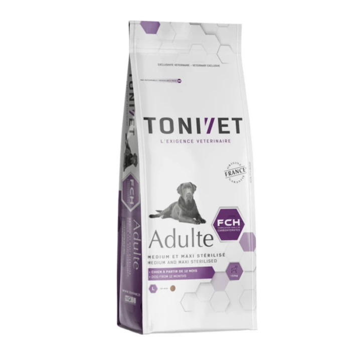 Tonivet Chien Adulte Stérilisé Medium Et Maxi 15Kg 3 Tonivet Chien Adulte Stérilisé Medium Et Maxi 15Kg