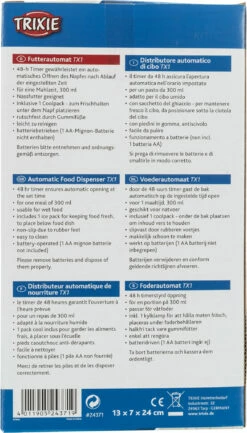 Trixie Distributeur Automatique De Nourriture Tx1 8 Trixie Distributeur Automatique De Nourriture Tx1 -Promos VetoStore Boutique 53d92c99b4922c01b08e0c4e9a50372979a65a500e2b68e10047b5c577f6b1cf