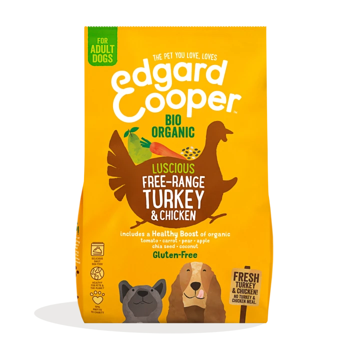 Edgard & Cooper Edgard&Cooper Croquettes BIO Pour Chien à La Dinde - 2,5kg 3 Edgard & Cooper Edgard&Cooper Croquettes BIO Pour Chien à La Dinde - 2,5kg