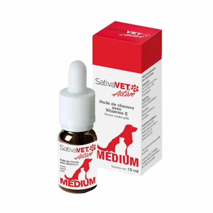 Sativavet Active Medium 10ml 3 Sativavet Active Medium 10ml
