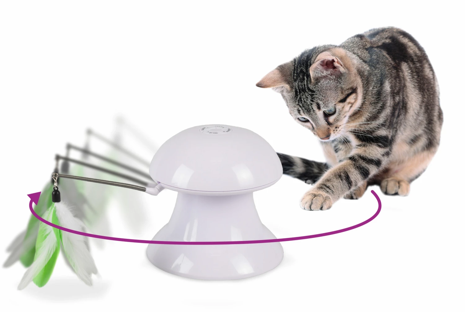 Flamingo Jouet Chat Laser Avec Plumes 2in1 6 Flamingo Jouet Chat Laser Avec Plumes 2in1 – Image 4