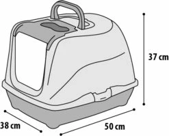 Flamingo Bac à Litière Loki Noir M 38x50x37cm -Promos VetoStore Boutique 5d84ae349e5cc46cb6605d86a54663aa88609ee952475bb4b063aacf8da5c67a