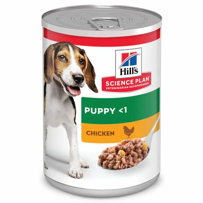 Hill's Science Plan Puppy Boîtes Pour Chiot Medium Au Poulet - 12 X 370g 3 Hill's Science Plan Puppy Boîtes Pour Chiot Medium Au Poulet - 12 X 370g