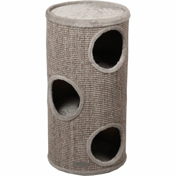 Flamingo Arbre à Chat Greta Gris M 36x36x70cm 3 Flamingo Arbre à Chat Greta Gris M 36x36x70cm