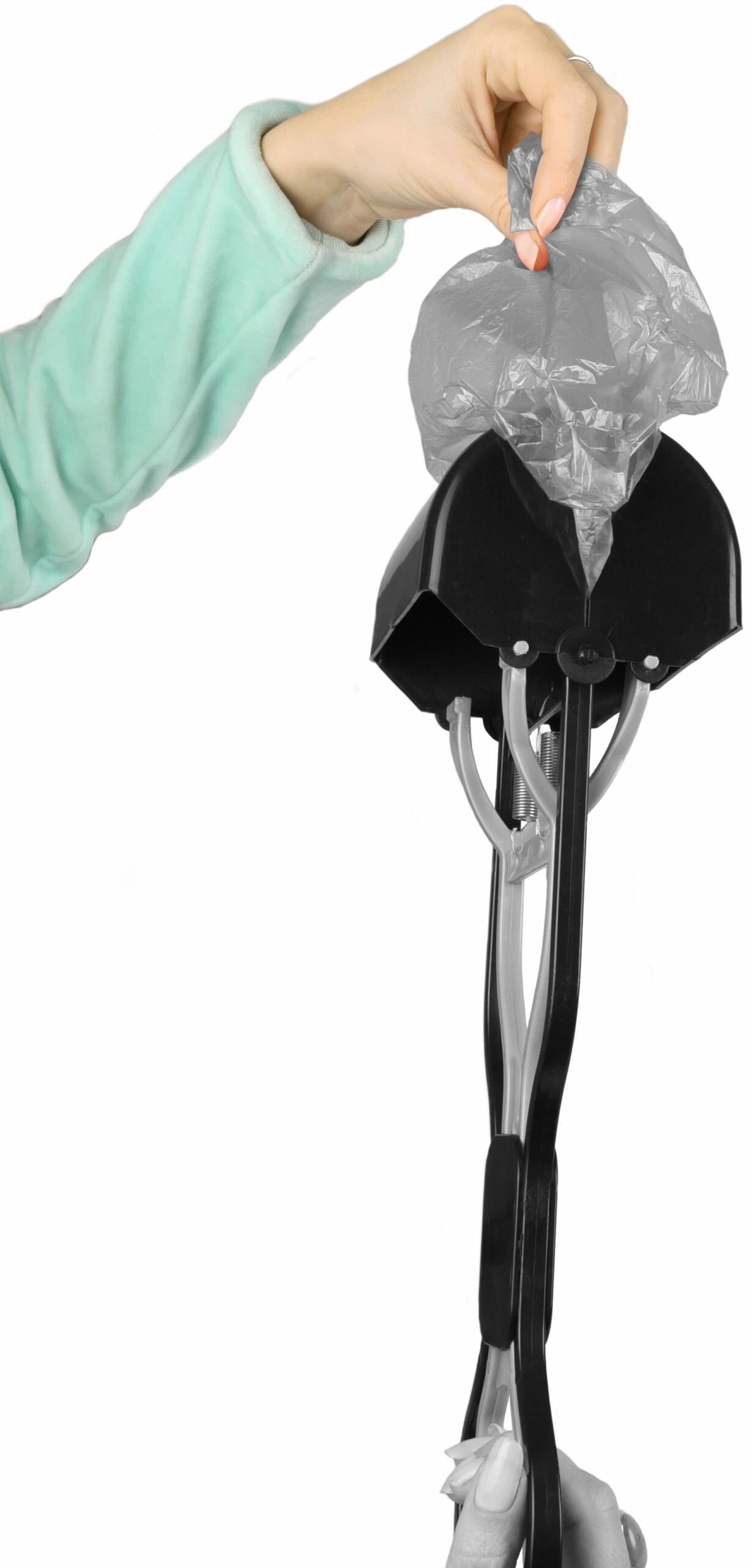 Flamingo Pelle Ramasse-crottes Easy Scoop Noir/gris M 12x10x36,5cm 8 Flamingo Pelle Ramasse-crottes Easy Scoop Noir/gris M 12x10x36,5cm – Image 6