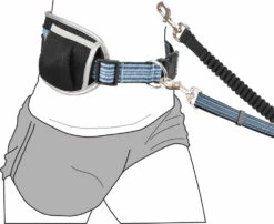 Flamingo Laisse Pour Le Jogging + Ceinture Ventrale Rono Bleu Laisse 180-250cm / Ceinture 79,5-140cm -Promos VetoStore Boutique 73d3c513dcee7e4597c8312693f0ad1c821c6f51a7df08b1fc88babbd2d67f8e