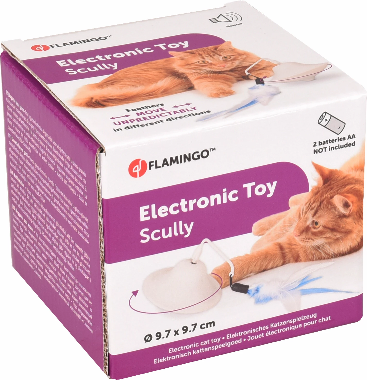 Flamingo Jouet Chat Scully Electro Dia. 9,7cm 4 Flamingo Jouet Chat Scully Electro Dia. 9,7cm – Image 2