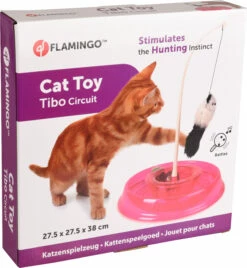Flamingo Jouet Chat Tibo Circuit Rond 27,5x27,5x38cm -Promos VetoStore Boutique 893f296d74bdb811ad9b752b2ccee342ceb7b7d0c811e8a2bdda677226846a91