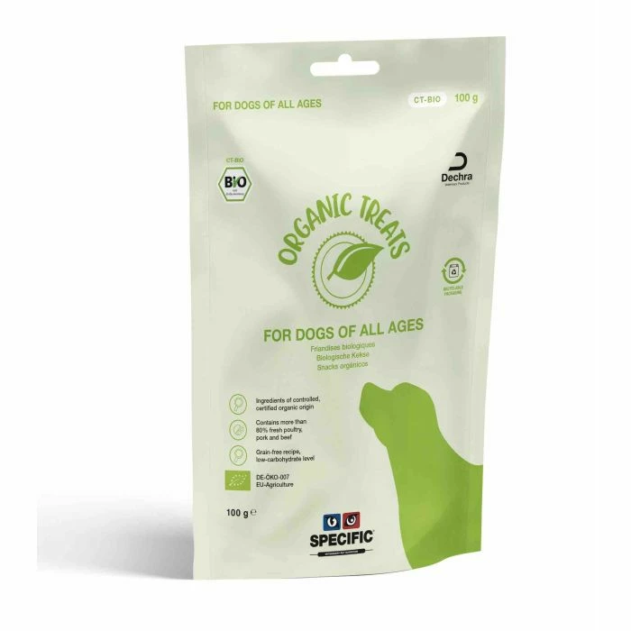 SPECIFIC BIO Organic Treats Pour Chien - 6 Sachets De 100g 3 SPECIFIC BIO Organic Treats Pour Chien - 6 Sachets De 100g