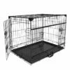 Cage Fer Ninja Edition Avec Porte Coulissante 76x53x61 Cm Noir -Promos VetoStore Boutique Draadkooi 20met 20Schuifdeur