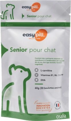 Easypill Chat Senior 30 Boulettes De 2g -Promos VetoStore Boutique Easypill cat senior