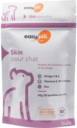Easypill Chat Skin 30 Boulettes De 2g 5 Easypill Chat Skin 30 Boulettes De 2g -Promos VetoStore Boutique Easypill cat skin