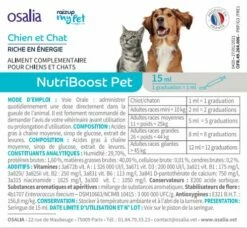 Nutriboost Pet 15ml 6 Nutriboost Pet 15ml -Promos VetoStore Boutique Etiquette20Nutriboost 1 FR