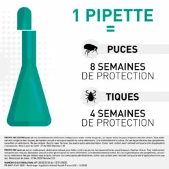 Frontline Spot-on Chien XL 40-60Kg 6 Pipettes -Promos VetoStore Boutique Frontline Combo et SpotOn Chien TailleXL 6pipettes 2 FR