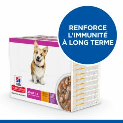 HILL'S SCIENCE PLAN HEALTHY CUISINE MIJOTÉS POUR CHIEN ADULTE SMALL & MINI AU POULET ET AU BŒUF 12X80G -Promos VetoStore Boutique Hill s science plan chien adult healthy cuisine mijotes sachet repas poulet boeuf 12x80g 3 FR