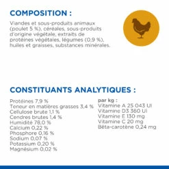 HILL'S SCIENCE PLAN HEALTHY CUISINE MIJOTÉS POUR CHAT ADULTE STÉRILISÉ AU POULET ET AU SAUMON 12X80G -Promos VetoStore Boutique Hills science plan chat adult sterilised cat healthy cuisine mijotes sachet repas poulet saumon 12x80g 6 FR