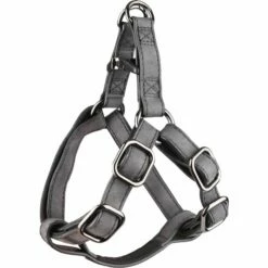 Flamingo Harnais Step&go Delu Noir 35-50cm 15mm