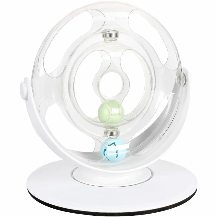 Flamingo Jouet Chat Roue Dita Blanc 26x26x27,5cm 3 Flamingo Jouet Chat Roue Dita Blanc 26x26x27,5cm