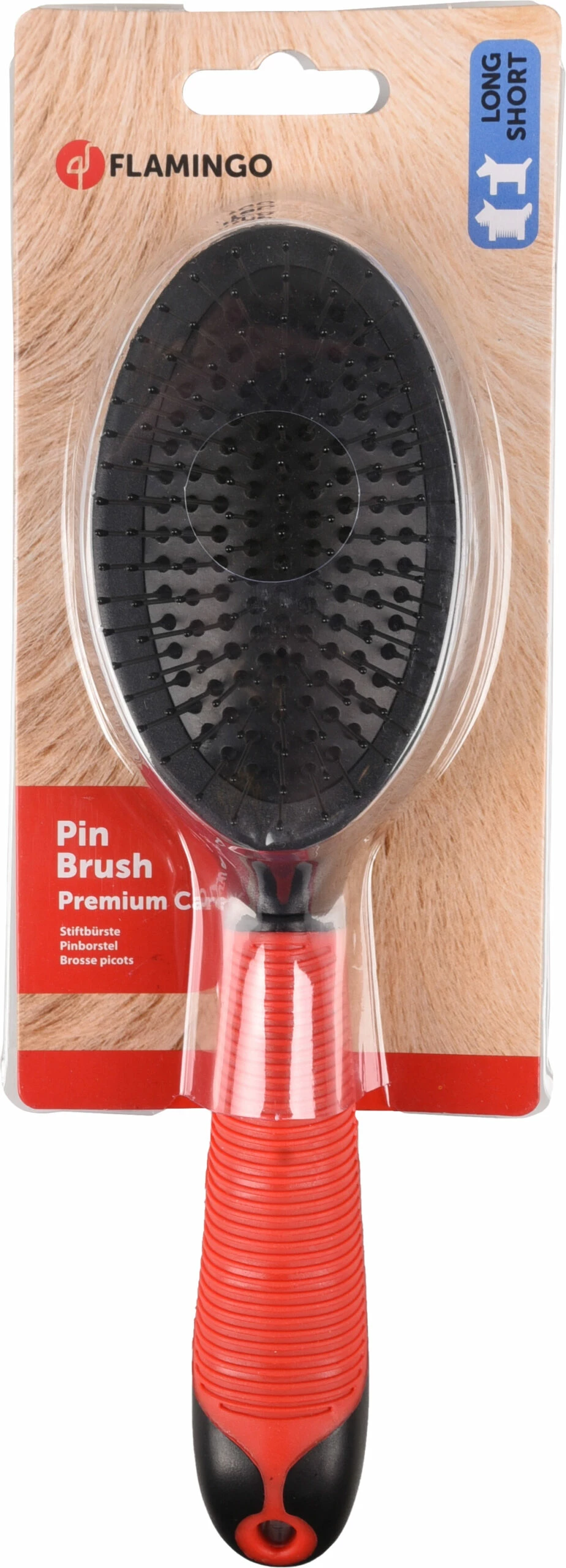 Flamingo Grande Brosse Avec Picots + Poignée 4 Flamingo Grande Brosse Avec Picots + Poignée – Image 2
