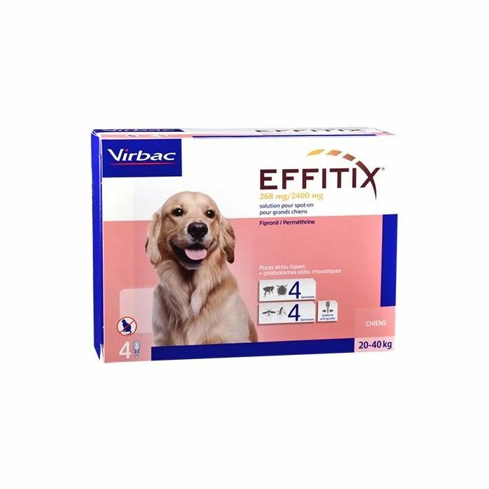 Effitix Spot On L - Chien 20-40Kg 3 Effitix Spot On L - Chien 20-40Kg