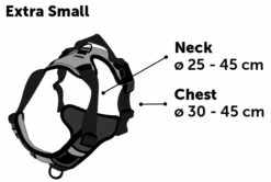 Flamingo Harnais Balou Noir XS 30-45cm 15mm -Promos VetoStore Boutique e2518e32779b07b20858c67fdefdc375132972626d628199c5318865e73b1943