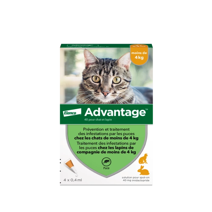 Advantage 40 Chat Et Lapin De 1 à 4 Kg 3 Advantage 40 Chat Et Lapin De 1 à 4 Kg