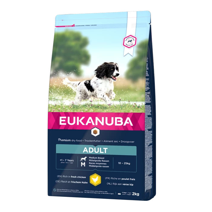 Eukanuba Adult Medium Breed Pour Chien 3kg 3 Eukanuba Adult Medium Breed Pour Chien 3kg