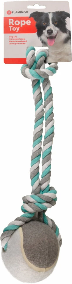 Flamingo Jouet Chien Jim En Coton Corde De Tirage Tennis Menthe/blanc/gris L Dia. 9,5cm/50cm 5 Flamingo Jouet Chien Jim En Coton Corde De Tirage Tennis Menthe/blanc/gris L Dia. 9,5cm/50cm -Promos VetoStore Boutique fea5476a04a6777ca0fcec77b07e1e8937a171589bb71597a479ea753240df5e