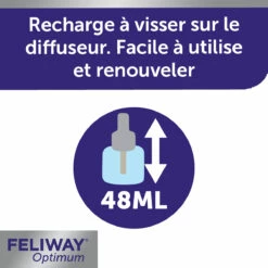 FELIWAY Optimum Diffuseur 21 FELIWAY Optimum Diffuseur -Promos VetoStore Boutique feliway optimum diffuseur 1recharge 2 FR 1