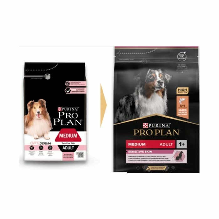 Purina Pro Plan Adult Medium Skin Optiderma Chien 7Kg 3 Purina Pro Plan Adult Medium Skin Optiderma Chien 7Kg