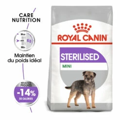 Royal Canin Sterilised Mini Adult Pour Chien 8kg -Promos VetoStore Boutique royal canin mini sterilised croquettes pour chien mini sterilised 1 2