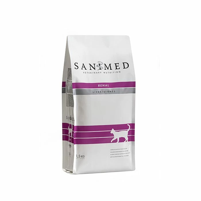 Sanimed Renal Croquettes Pour Chats 1,5kg 3 Sanimed Renal Croquettes Pour Chats 1,5kg
