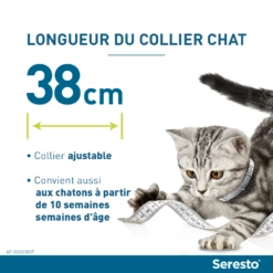 Seresto Collier Chat -Promos VetoStore Boutique seresto chat longueur collier
