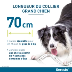 Seresto Collier Chien -Promos VetoStore Boutique seresto grand chien longueur du collier