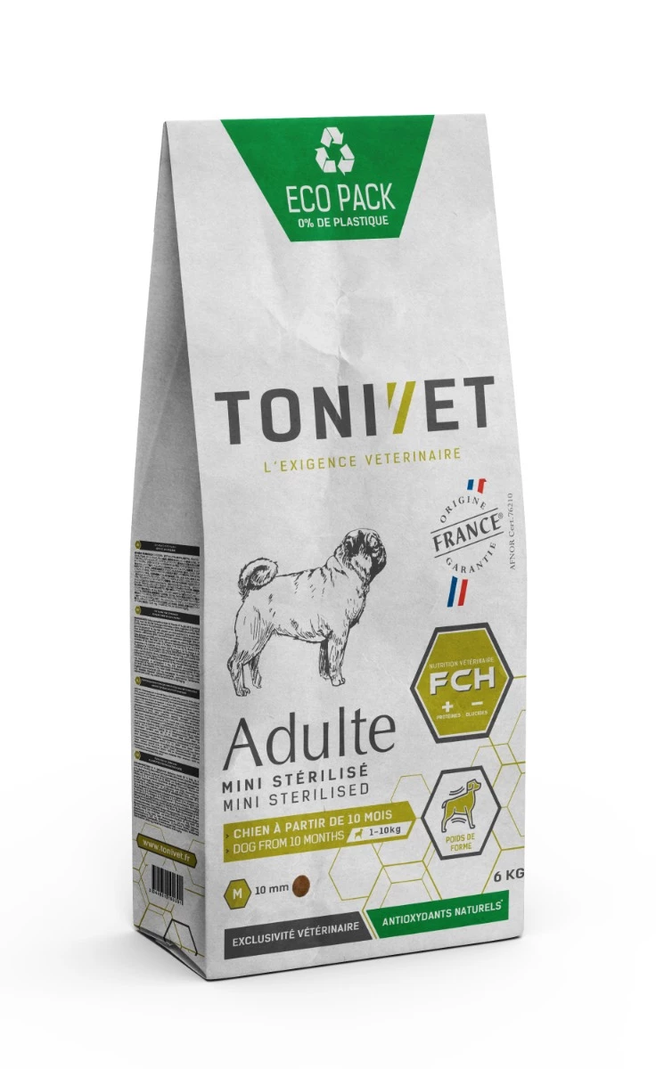 Tonivet Adulte Mini Stérilisé - 6Kg 4 Tonivet Adulte Mini Stérilisé - 6Kg – Image 2