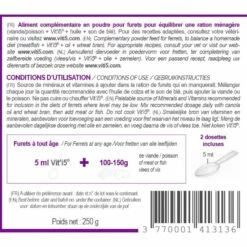 Vit'i5 Furet - 250g -Promos VetoStore Boutique vit i5 furet 250 2